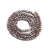 Electroplate Glass Beads Strands EGLA-A044-T2mm-A16-3