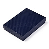 Rhombus Textured Cardboard Jewelry Boxes CBOX-T006-01B-3