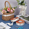 Gold Stamping Polka Dot Polyester Printed Ribbon OCOR-CY0003-70-4