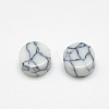 Synthetic Turquoise Cabochons TURQ-S290-02A-6mm-2