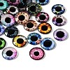 Printed Transparent Glass Cabochons GL-CBAA22A-02-2