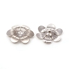 6-Petal Brass Bead Caps KK-I669-06P-3