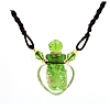 Lampwork Perfume Bottle Necklaces with Ropes PW-WG33753-15-1