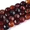 Dyed Natural Agate Beads Strands G-T144-50A-03-4