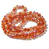 Crackle Glass Beads Strands CCG-C002-8mm-05-2