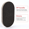 8 Pcs 2 Colors Portable Emery Sponge Pot Dish Brush AJEW-OC0002-10-4