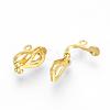 Iron Clip-on Earring Findings KK-R071-06G-2