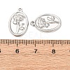 304 Stainless Steel Pendants STAS-I358-12P-01-3