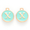 Golden Plated Alloy Enamel Charms LS-ENAM-S118-05X-1