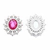 Alloy Cabochons PALLOY-N0151-13-RS-3