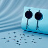 Unicraftale 100Pcs Iron Ball Stud Earring Findings KK-UN0001-33-3