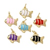 Ocean Brass Charms KK-D221-21G-02-1