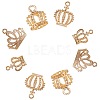 40Pcs 4 Styles Alloy Pendants FIND-SZ0001-41-4