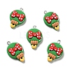 Christmas Opaque Resin Pendants RESI-G043-B05-1