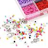 4500Pcs 3mm Glass Seed Beads DIY-YW0002-76-5