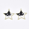 Epoxy Resin Pendants RESI-S365-58A-1