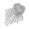 Crystal Rhinestone Heart with Tassel Lapel Pin JEWB-T002-27S-4