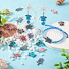  48Pcs 12 Styles Alloy Enamel Connector Charms FIND-TA0003-64-8