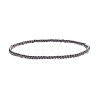 Glass Round Beaded Stretch Bracelet for Women BJEW-JB07911-01-1