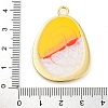 Alloy Enamel Pendants PALLOY-S034-02KCG-F-3