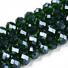 Electroplate Glass Beads Strands EGLA-A034-T4mm-A31-1