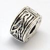 Alloy European Style Clasps X-PDLC-R001-08AS-2