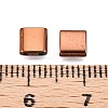 Electroplate Glass Seed Beads SEED-S023-44C-04-3