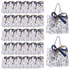 Floral Printed Paper Gift Tote Bags ABAG-WH0044-82A-1