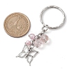 Alloy Glass with Iron Keychain KEYC-JKC00772-4