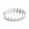 Non-Tarnish 304 Stainless Steel Cabochon Settings STAS-Y001-07B-P-4