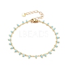 Glass Charm Bracelets BJEW-JB05600-01-1