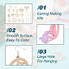 Biyun DIY Filigree Dangle Earring Making Kits DIY-BY0001-33-11