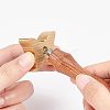 1Pc Brass Stamp Head DIY-OC0008-33B-3