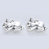 Tibetan Style Alloy Pendants X-TIBE-R316-017AS-RS-2