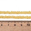 Frosted Transparent Glass Beads Strands GLAA-N016-4mm-23-2