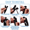 2 Bags 2 Colors Nylon Closed-end Zipper DIY-TA0014-72B-5