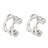 304 Stainless Steel C-Shaped Cuff Earrings EJEW-K268-86P-4