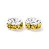 Brass Grade A Rhinestone Spacer Beads RB-A014-Z8mm-19S-1