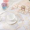 Gorgecraft 6Pcs 3 Style Polyester Embroidery Table Mats AJEW-GF0004-86-5