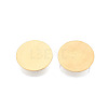 PVD Vacuum Plating 304 Stainless Steel Brooch Cabochon Settings STAS-E547-08K-G-2
