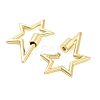 Rack Plating Brass Screw Clasps KK-NH0001-08G-2