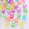 Transparent Acrylic Beads TACR-Q259-8mm-V-1