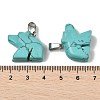 Synthetic Turquoise Pendants G-B127-02P-07-4