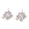 Brass Stud Earring Findings LS-KK-N256-10P-1