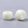 Opaque Acrylic European Beads SACR-N009-17-3