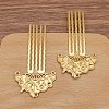 Alloy Hair Comb Finding PW-WG7CF42-02-1