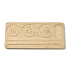 Rectangle Bamboo Bracelet Design Boards X1-AJEW-D057-01-1