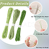 3 Bundles 3 Colors  Twisted Paper Cord DIY-CP0012-06A-5