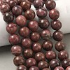 Natural Rhodonite Round Bead Strands G-J302-10-12mm-01-5