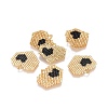 MIYUKI & TOHO Handmade Japanese Seed Beads Pendants SEED-A029-EC01-1